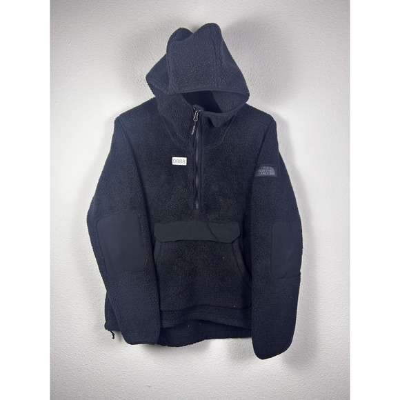 The North Face Jackets & Blazers - THE NORTH FACE Campshire Sherpa Fleece 1/4 Zip black JACKET COAT sz M